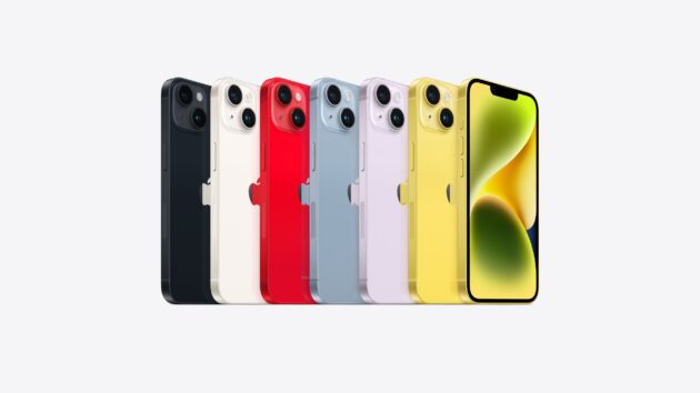 דגמי אייפון 14 בכל הצבעים הקיימים